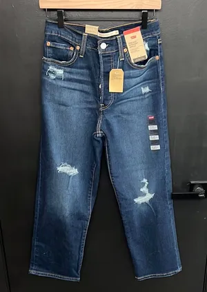 Levi's Ribcage women’s Blue Jeans thumbnail 1