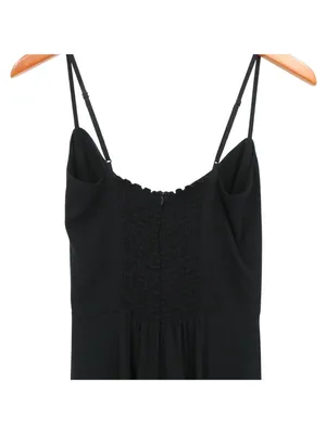 Reformation Gilda Jumpsuit Black Sleeveless Wide Leg 6 thumbnail 10