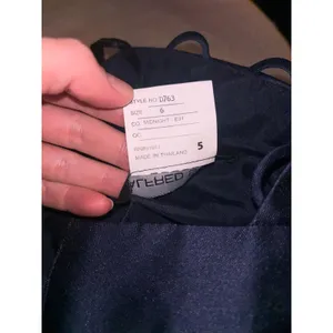 Women's Navy Blue Halter Neck Maxi Dress thumbnail 10