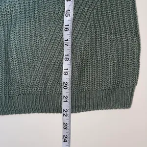 Maurices Teal Green Button V-neck Knit Henley Sweater thumbnail 8