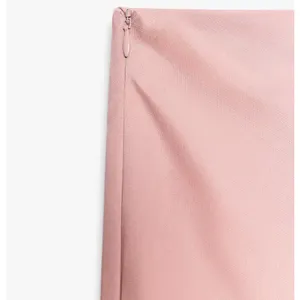 Zara NWT satin pink midi skirt thumbnail 10