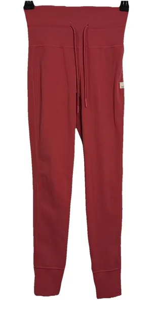 Vuori Women's XS Pink Daily Legging High Rise Drawstring Performance Gym WV323 thumbnail 1