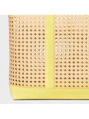 Universal Threads Caning natural tote handbag yellow thumbnail 5