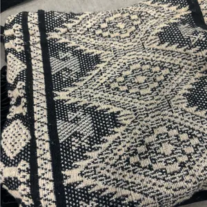 Free People Boutique Geometric Tribal Knit Bucket Bag thumbnail 2