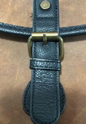 G.H. Bass & Co. Leather Crossbody Purse Tan thumbnail 9