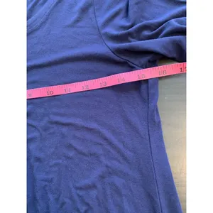 Eileen Fisher Dress Women’s Small Long‎ Sleeve Midi Blue T Shirt Casual Stretch thumbnail 10