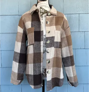 Lightweight Plaid Jacket Multiple thumbnail 1