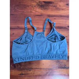 Kindred Bravely Sublime Sports Pumping Bra Hands Free | Large, Teal thumbnail 6