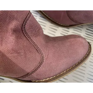 Lavorazione Artigiana for Sundance Italian Leather Slouchy Boots Mauve 39 8.5 thumbnail 11