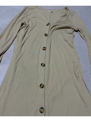 Free people we the free Button-Front Long Sleeve Dress XL thumbnail 3