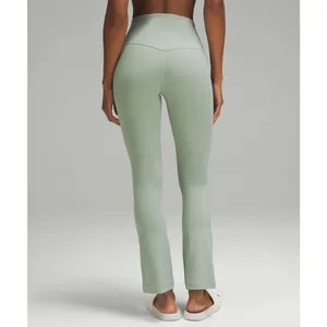 Lululemon Align High Rise Mini Flare Pants Size 6 Green Yoga Pilates Gym Lounge thumbnail 9