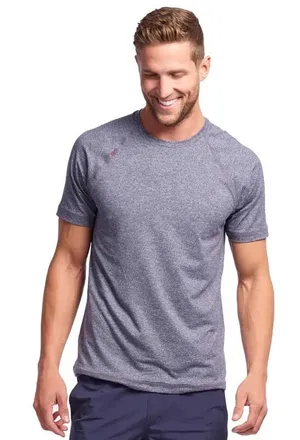 Rhone Men's Midnight Heather Reign Short Sleeve Tee in Light Navy thumbnail 1