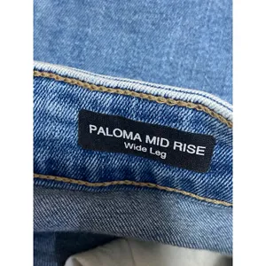 Mavi Paloma Women's Blue High Waisted Wide Leg Baggy Denim Jeans Size 25x31 thumbnail 6