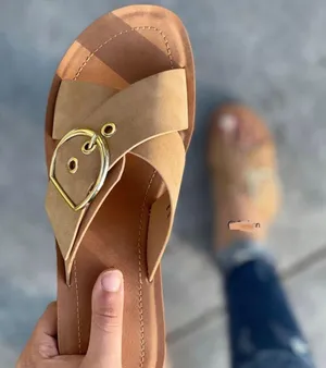 Nude/Natural Criss Cross Sandal thumbnail 1