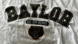 Womens xl Baylor cropped shirt thumbnail 3