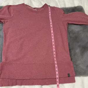 L.L. Bean Women's Size Small Heathered Pink Pullover Sweatshirt thumbnail 6