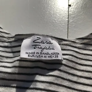❤️Zara trafaluc white with black strips tank top thumbnail 2