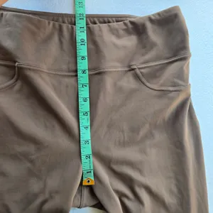 Halara Brown High Waisted Flare Pants Petite XL Bell Bottom Yoga‎ Trousers thumbnail 6