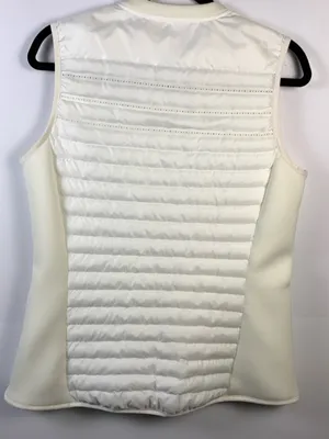 Nike AeroLoft Womens Golf Vest Large White Quilted Full Zip Lightweight thumbnail 9