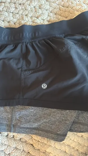 Lululemon Box It Out Shorts 5" Black Heathered Black Spandex 4 thumbnail 5