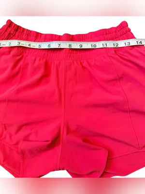 Lululemon Hotty Hot High-Rise Lined Shorts 4” Pink Size 8 thumbnail 9