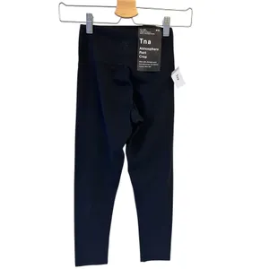 Aritzia Tna Atmosphere Cropped Black pant/leggings XS NWT Sold out thumbnail 8