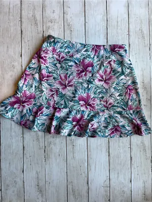 Tommy Bahama Active Blue Pink Floral Active Skort Size Small thumbnail 5