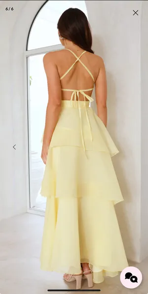 Hello Molly Yellow Maxi Dress thumbnail 2