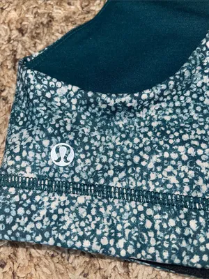 Lululemon All Sport Bra Pebble Print Parfait Pink Alberta Lake Size 8 thumbnail 6