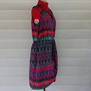 Charlie Jade Colorful Tulip Dress Sz L thumbnail 5