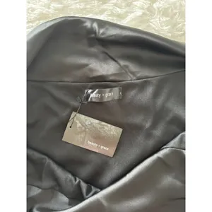 Beauty+Gace Size-M Women Dress Satin Cowl Neck‎ Midi Slip Black thumbnail 6