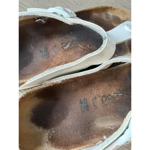 Papillio Birkenstock Gizeh Platform Sandals Womens White Size 40 US 9-9.5 thumbnail 4