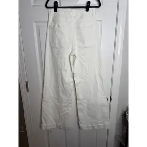 DRIFTWOOD Martha Wide Leg White Jeans Size 27 thumbnail 3
