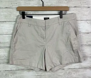J Crew Factory Classic Chino 5” Shorts Size 6 thumbnail 1