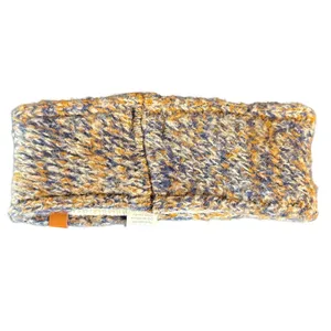 Frye Knit‎ Headband in Blue and Tan thumbnail 3