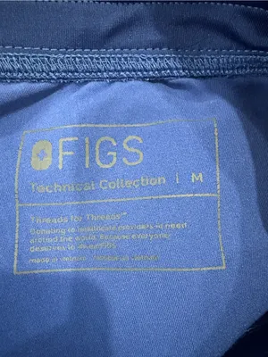FIGS Technical Collection Blue Scrubs Size Medium thumbnail 2
