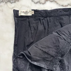 Belle Lage Black Floral Lace Midi Skirt Womens High Waisted Straight Cocktail S thumbnail 3
