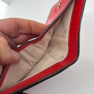 Kate Spade Compact Bifold Pink Saffiano Leather Wallet thumbnail 8