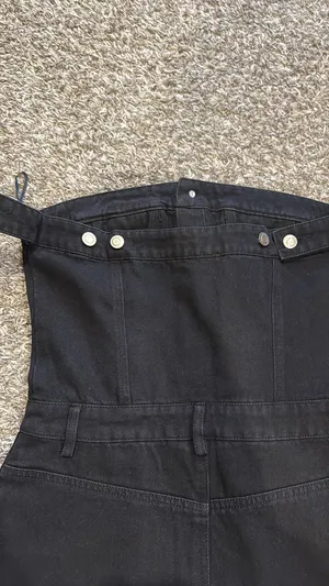 Pitaya Black denim strapless dress thumbnail 5