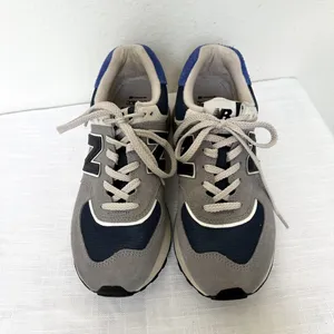 New Balance 574 Legacy Sneakers in Grey and Blue thumbnail 4