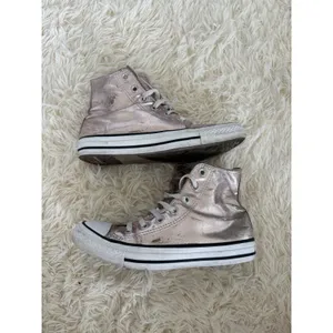 Converse Chuck Taylor All Star High Top Rose Gold Metallic Sneakers‎ women 7.5 thumbnail 2
