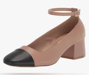 NWT Steve Madden Women's Eli Pump Elegant Women's Ankle Strap Block Heel Shoes thumbnail 1