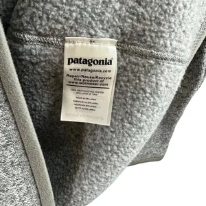 Patagonia Gray Better Sweater 1/4 Zip Women's size Large Logo Embroidery thumbnail 4