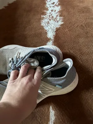 New Balance Gray Athletic Running Shoes women's size 7.5 They are originally the Roav Running shoes These are very slick on the bottoms I'm not going to lie so the price reflects thumbnail 3