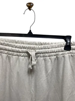 Zara Cargo Jogger Sweatpants Beige L NWT Neutral Minimalist Casual Spring Cozy thumbnail 9