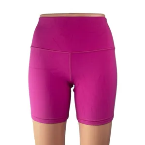 Lululemon Align Purple Vivid Plum High Rise Yoga Workout Athletic Biker Shorts 6 thumbnail 2