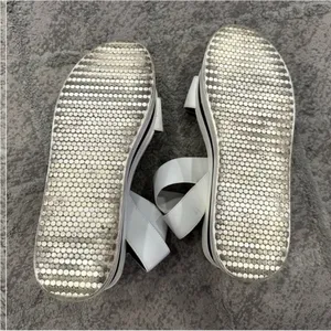 Steve Madden Haze White Platform Sandals 8M thumbnail 4