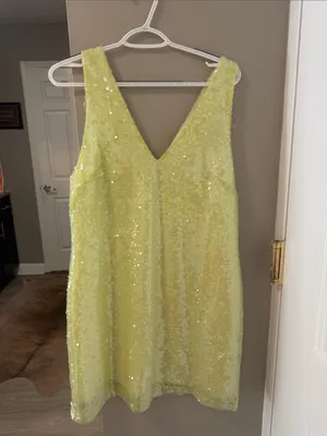 A New Day Sequin A Line Mini Dress M thumbnail 4