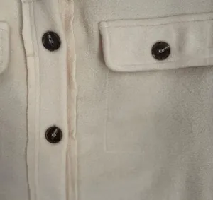 Ladies fleece Shacket thumbnail 2