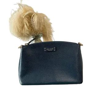 Kate Spade Jeanne Petrol Blue Mini Crossbody Bag Pebbled Leather * Missing Strap thumbnail 1